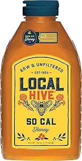 Local Hive, Raw and Unfiltered Honey, Southern California, 40oz