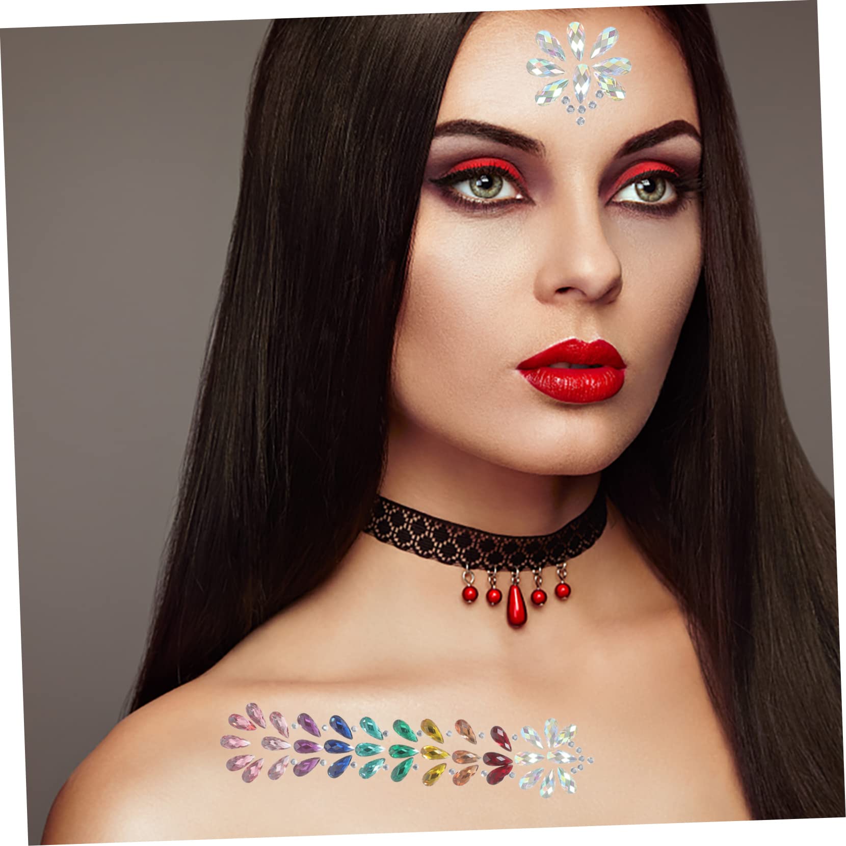15hojas Gemas Faciales Autoadhesivas Para Maquillaje Para Fiestas Cosplay y Eventos Especiales Agrega Brillo y Glamour Tu Look