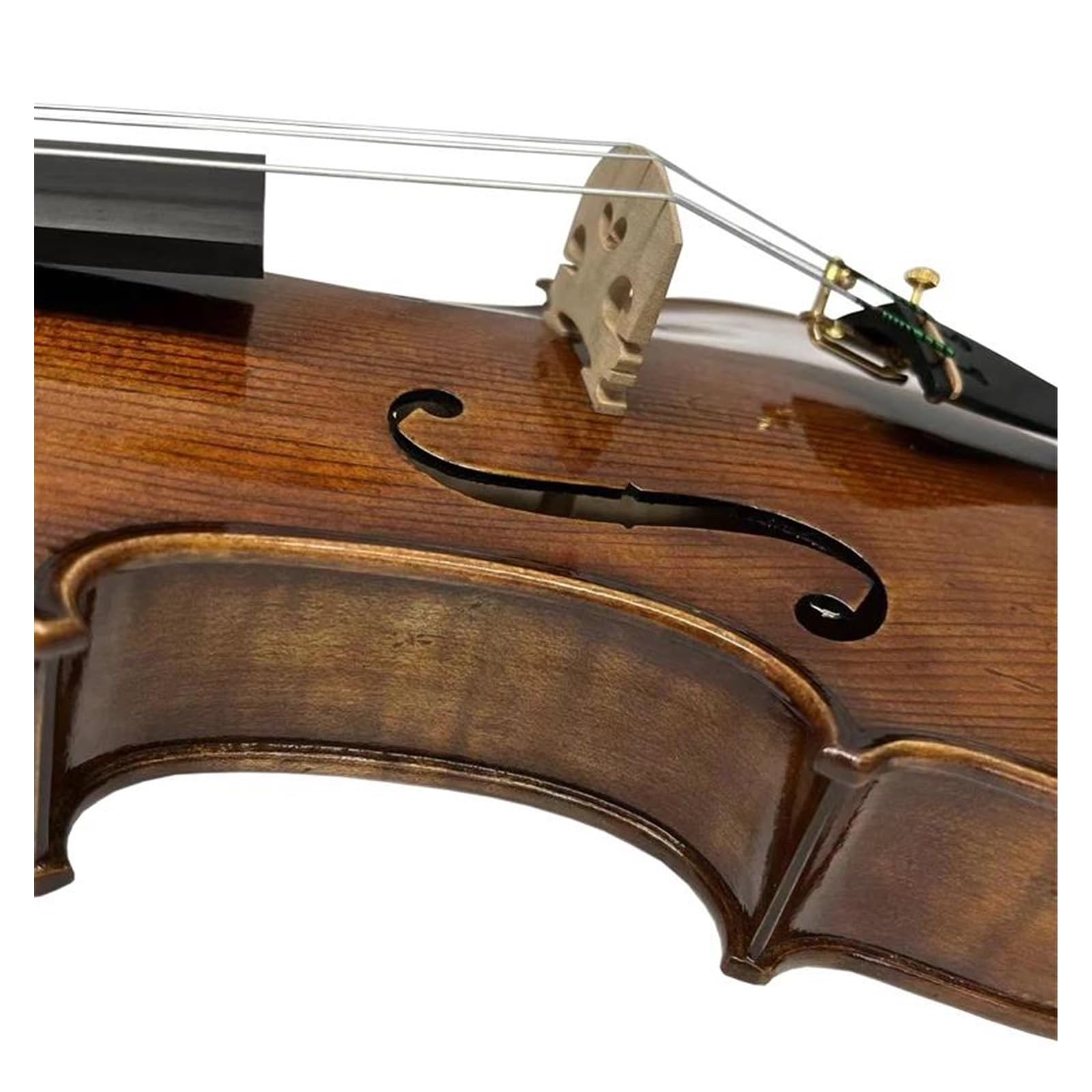 Violino Professionale 4/4 In Legno Massello Di Abete Rosso Acero Marrone Accessori In Ebano Strumento A Corde Violino