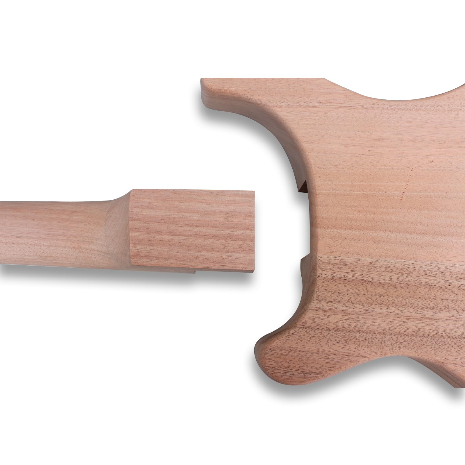 WUQIMUSC Kit chitarra elettrica prs Style mogano corpo in legno di mogano con acero venatore manico in mogano 22 tasti 63 pollici tastiera in palissandro intarsio uccello
