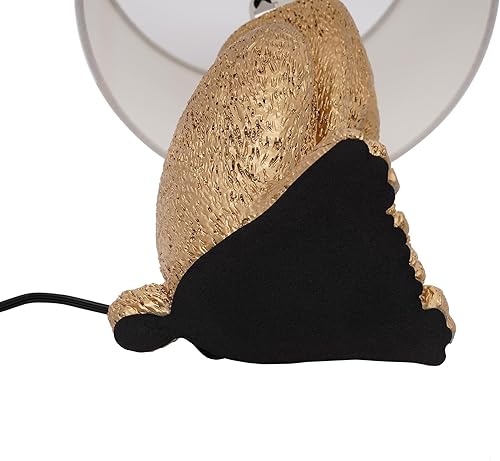 Miniatura 6 de Linda lámpara de mesa de conejo, lámpara de noche creativa con bombilla E27, decoración de luz LED para oficina, sala de estar, lectura