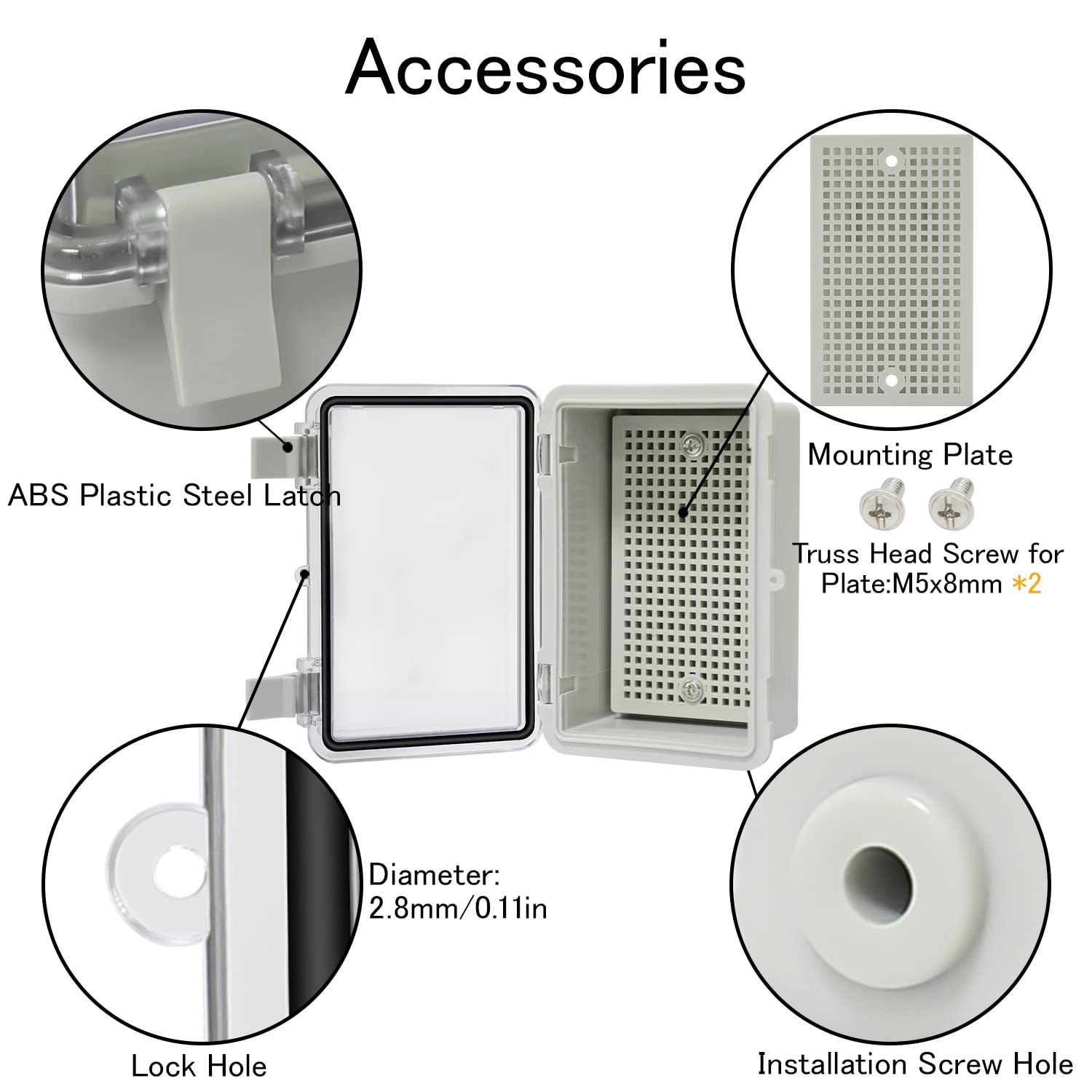 Waterproof Electrical Box - IP65 Project Box -3 Waterproof Electrical Box - IP65 Project Box -3