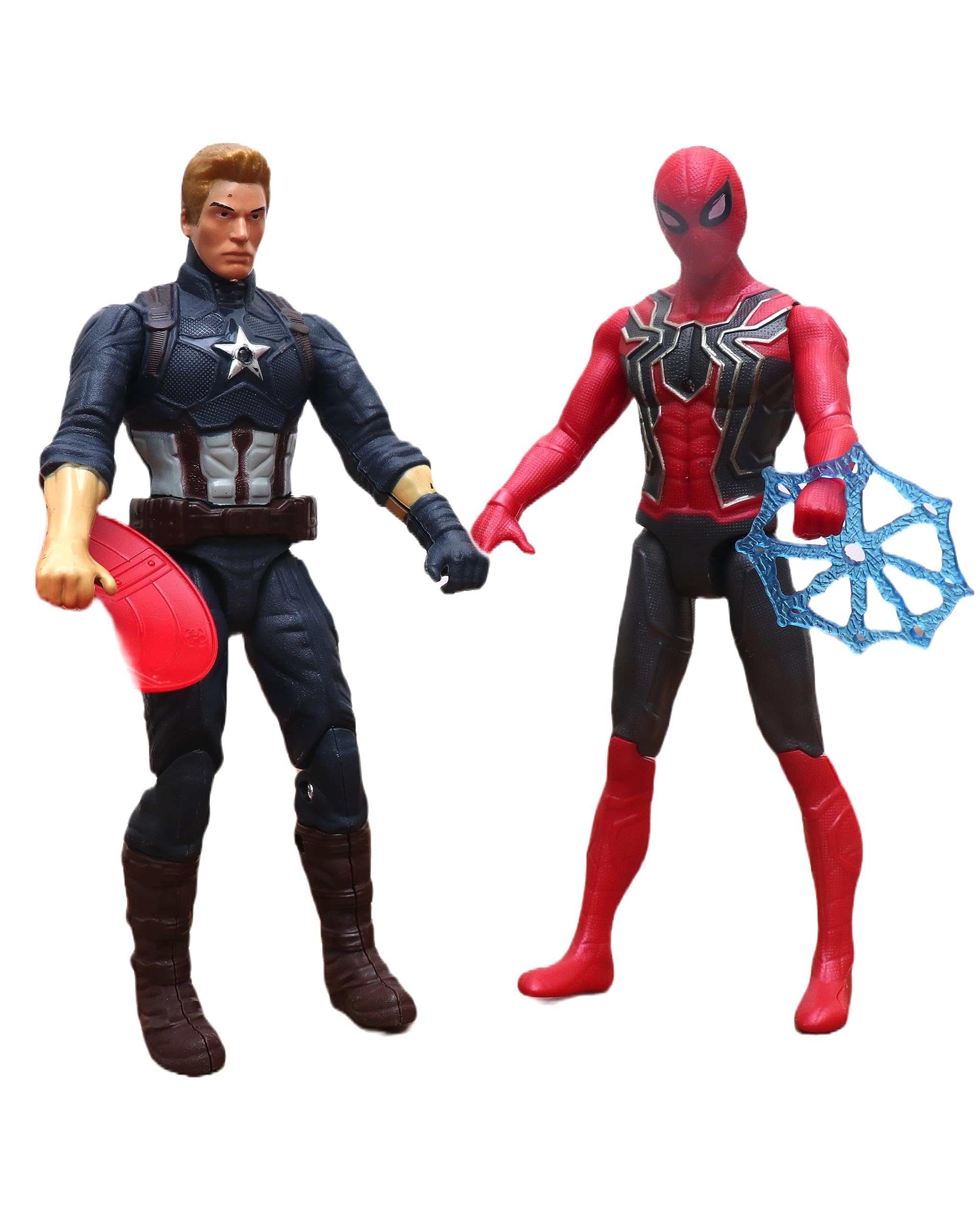WOW Toys - Delivering Joys of Life|| Spider and Captain Shield Super Hero Action Figure Toys || Titan Series (B096MS1GW5) Amazon Price History, Amazon Price Tracker