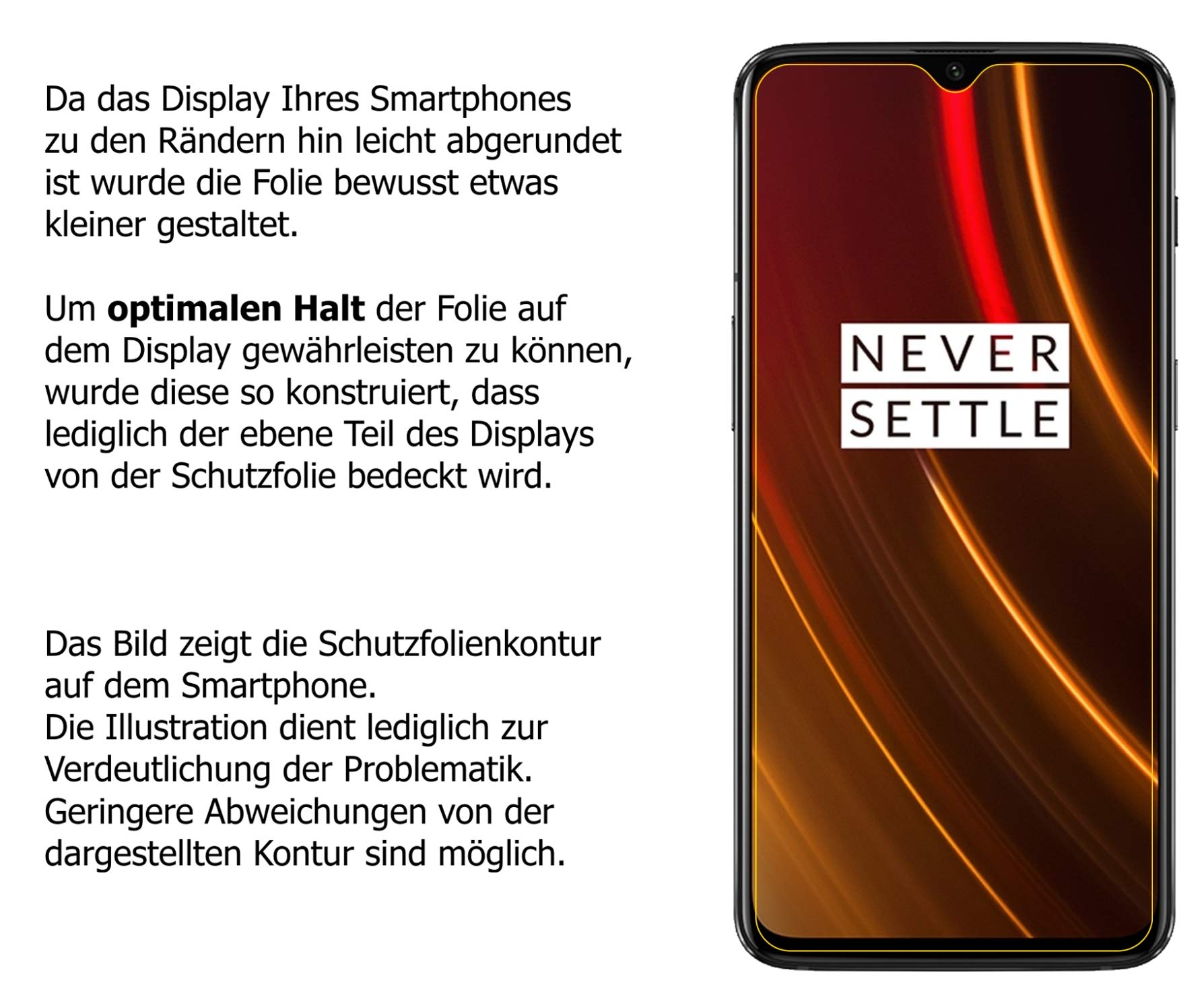 Dipos 2 Pellicole Protettive Crystalclear Per OnePlus 6 - Taglio Laser Made In Germany, Antigraffio - 2