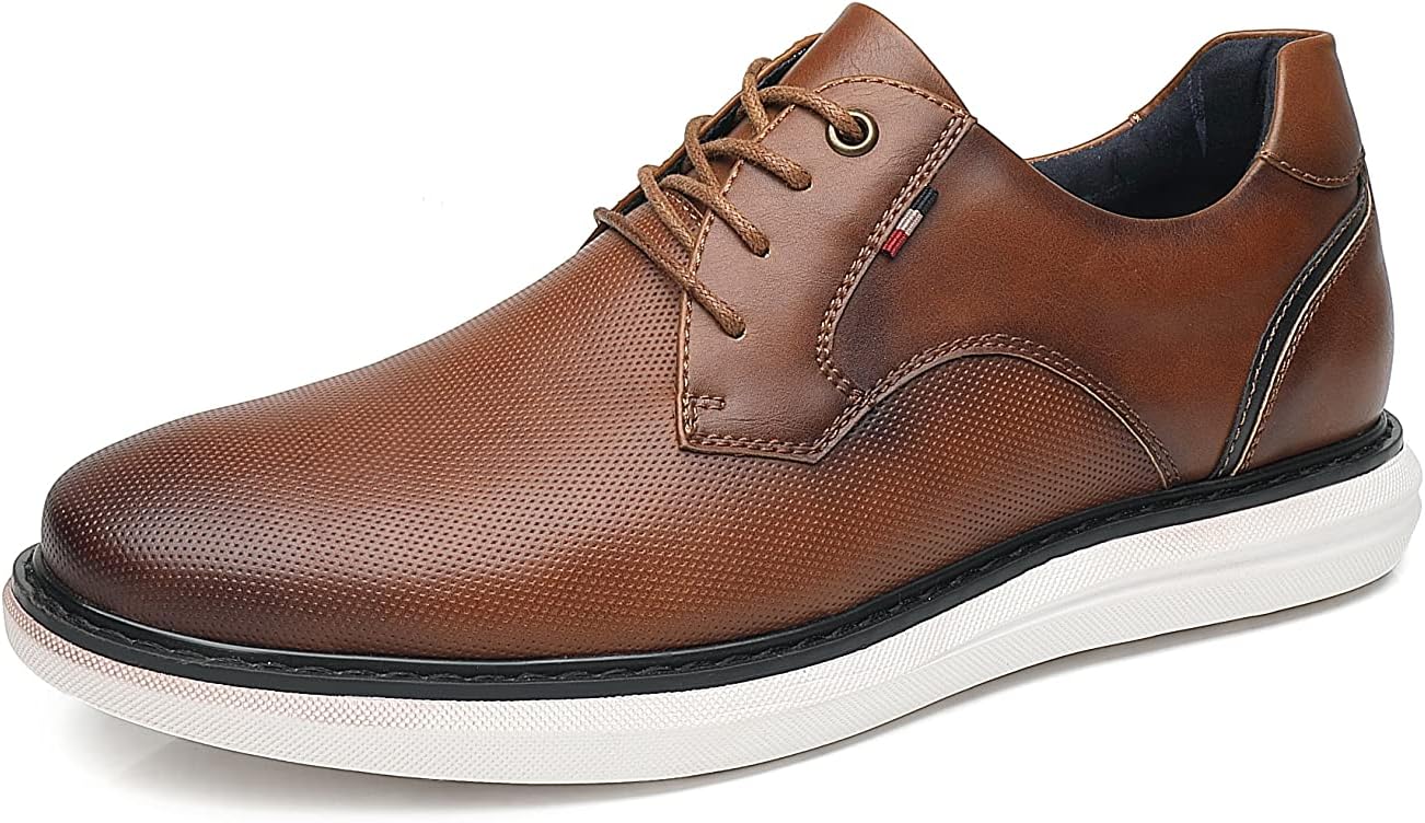 KNBR Herren Anzugschuhe lässige Schnürschuhe Oxfords Derby Freizeit Schuhe Moderne Klassische