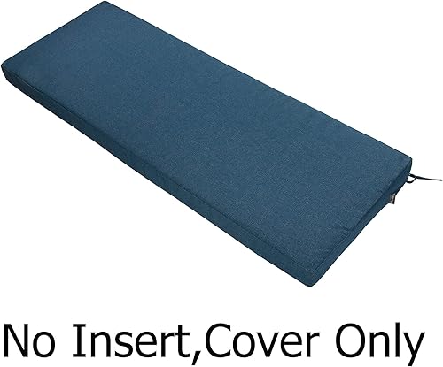 Miniatura 3 de FUNHOME Funda de cojín resistente al agua para bancosofá para exteriores, fundas de cojín para muebles de patio, solo funda para silla larga de