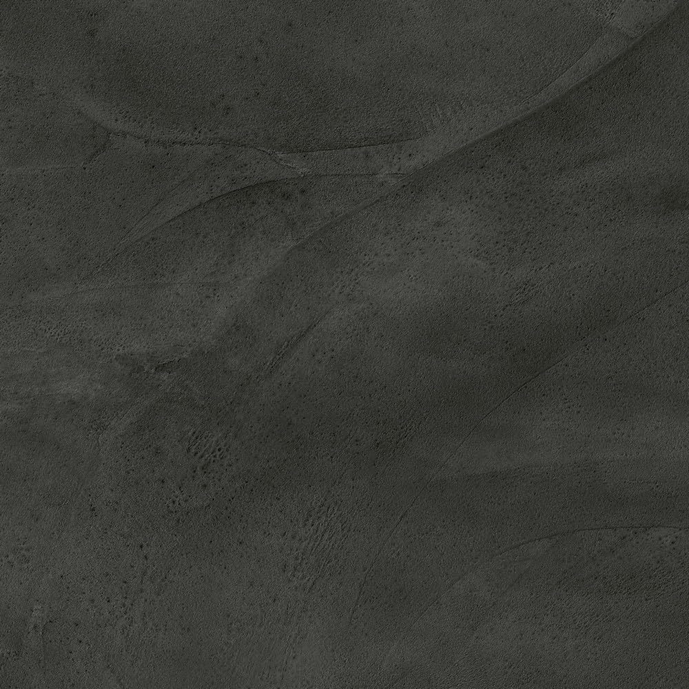 Stone & Tile Effect Vinyl Flooring 2.8mm Thick Foam Backed Lino Roll Bathroom Kitchen (Black Slate - 3m Wide x 2.5m Long)