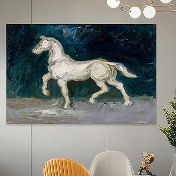 Amazon.co.jp: フィンセント・ファン・ゴッホ 1886年作「馬」絵画