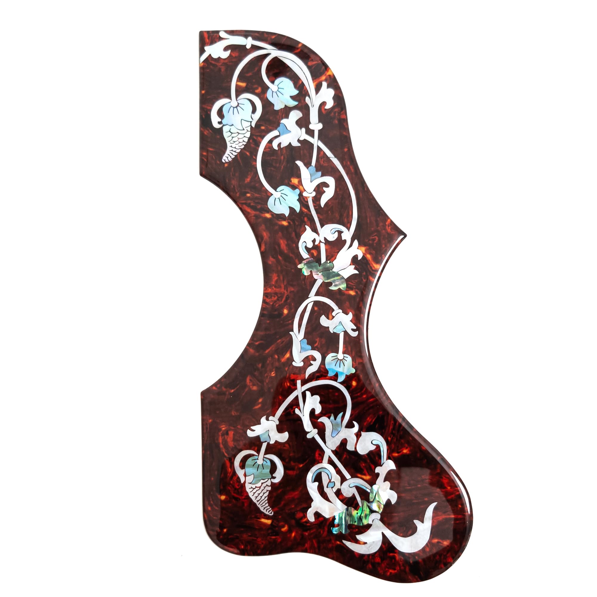 Pickguard do gitary akustycznej, do Gibson J-200 SJ-200, grubość 2 mm, samoprzylepna osłona na kostki, uniwersalne dopasowanie do gitary akustycznej 100–106 cm (styl H)