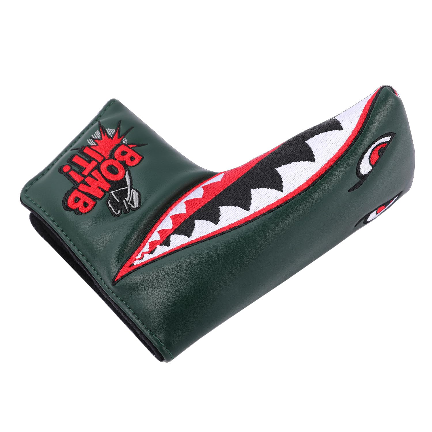 New War Shark Flying Tiger Warshark - Copritesta per putter da golf con lama da golf