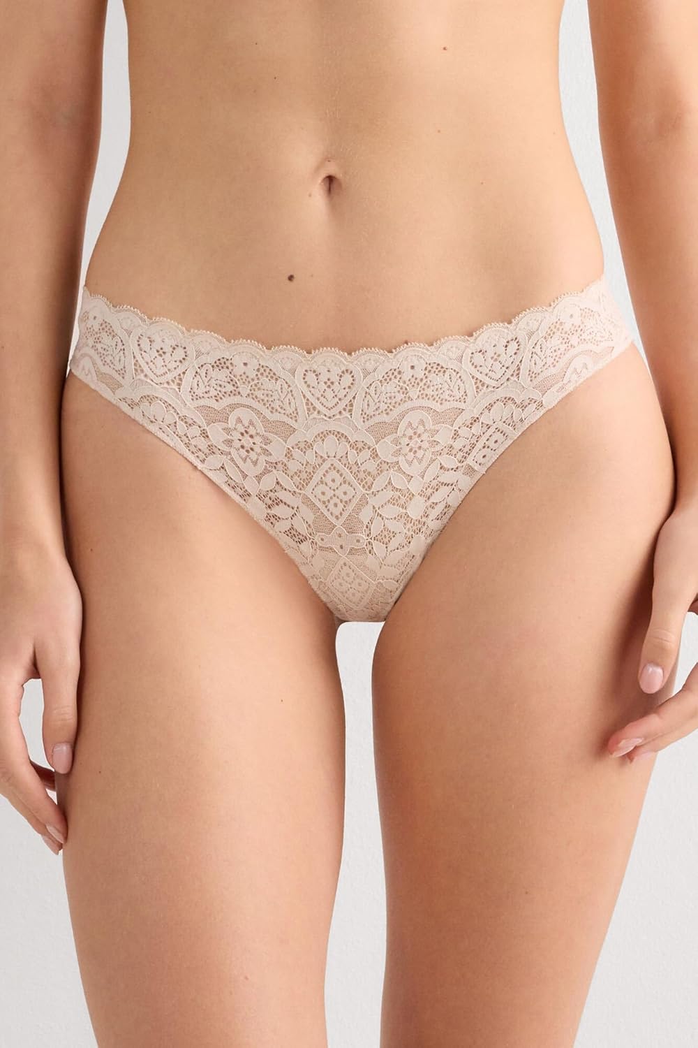 Intimissimi Woman's Microfiber Lace Brazilian - Image 2