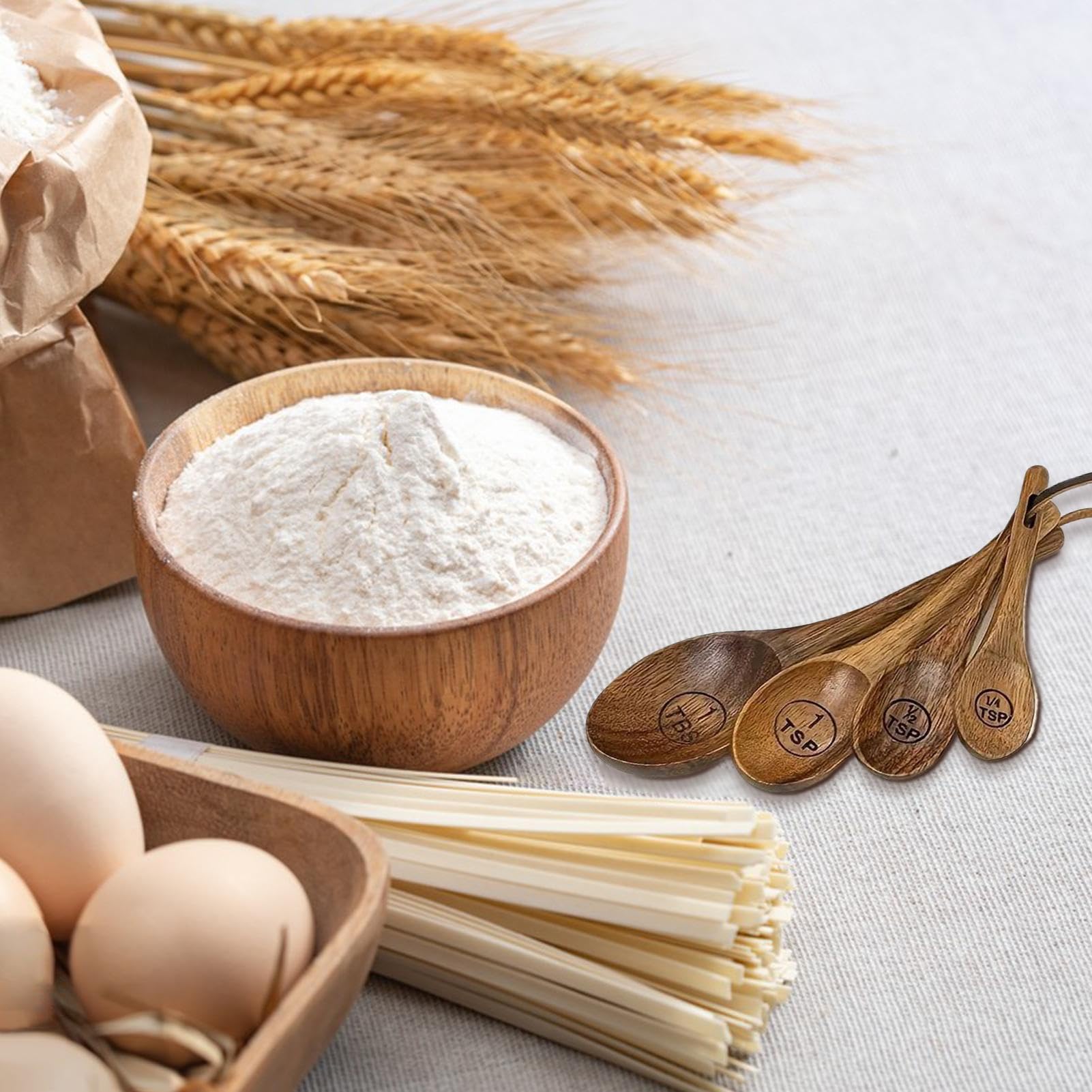 Lusso Cucchiaio Di Misurazione Cucchiaio In Acciaio Inossidabile Chicchi Di Caff Cucchiaio Di Farina In Polvere Con Manico Durevole Cucchiaio Da Cucina Set Di Utensili 5 Pezzi In Vendita