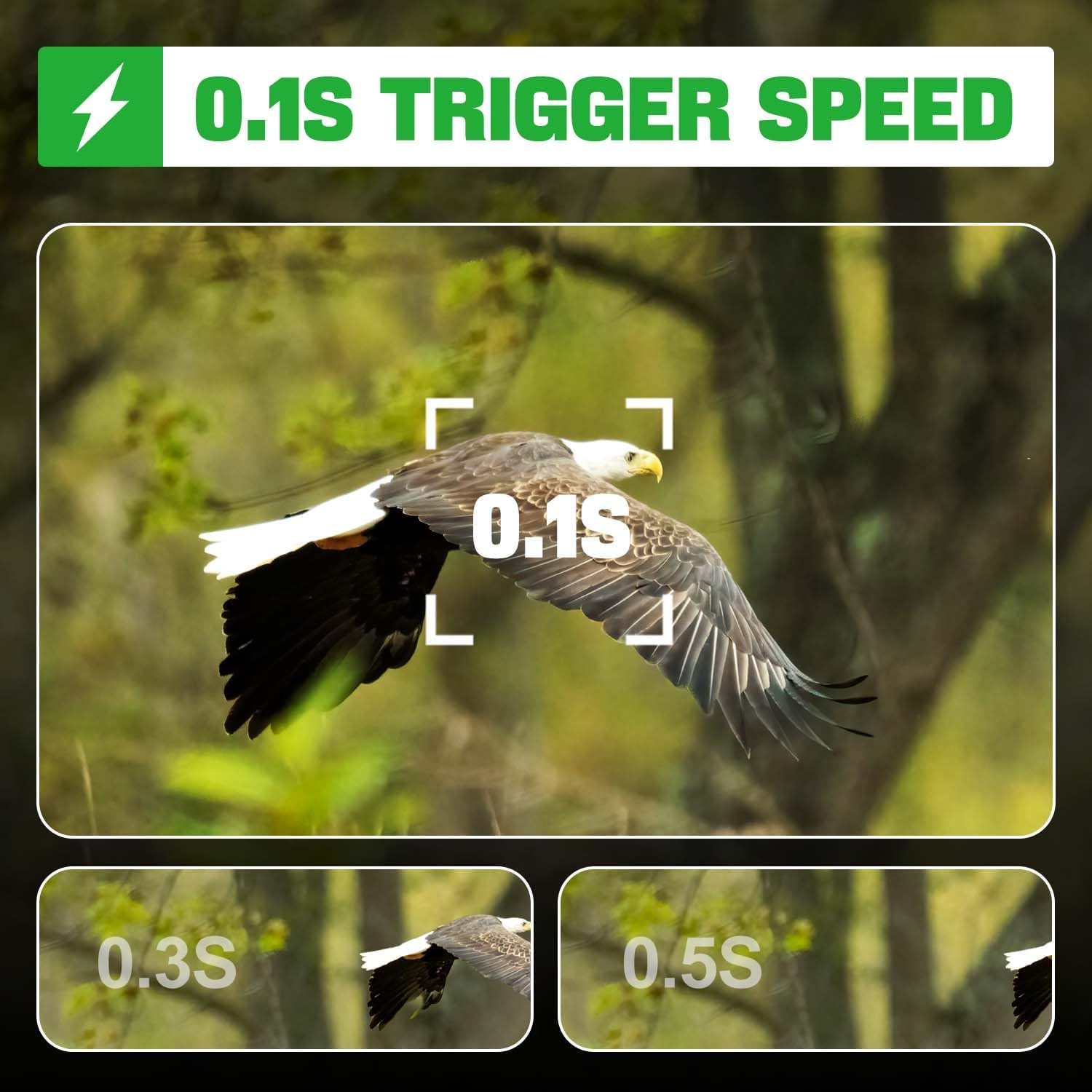 Coolifepro Wildkamera, 4K Video Wildtierkamera, 48MP Wildtierkamera mit Nachtsicht Bewegungsmelder, 35m Erfassungsbereich, IP66 Wasserdicht & 32GB SD Karte für Tierbeobachtung Sicherheitsüberwachung