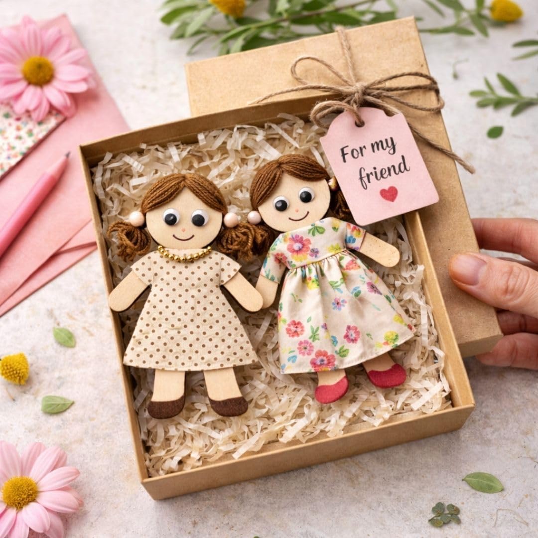 40Pcs Wood People Cutouts, Male Female Figures to Paint, Natural Unfinished Blank Wooden Slice, Boy Girl Shape for Hanging Ornaments, Gift Tags, Crafts, DIY Projects & Party Home Decoration