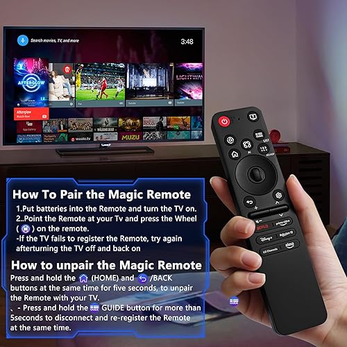 Miniatura 7 de Nuevos controles remotos para LG Smart TV Remote, control mágico de repuesto para LG TV 2019 a 2025, compatible con AN-MR25GAAN-MR24GAAN-MR23GA,