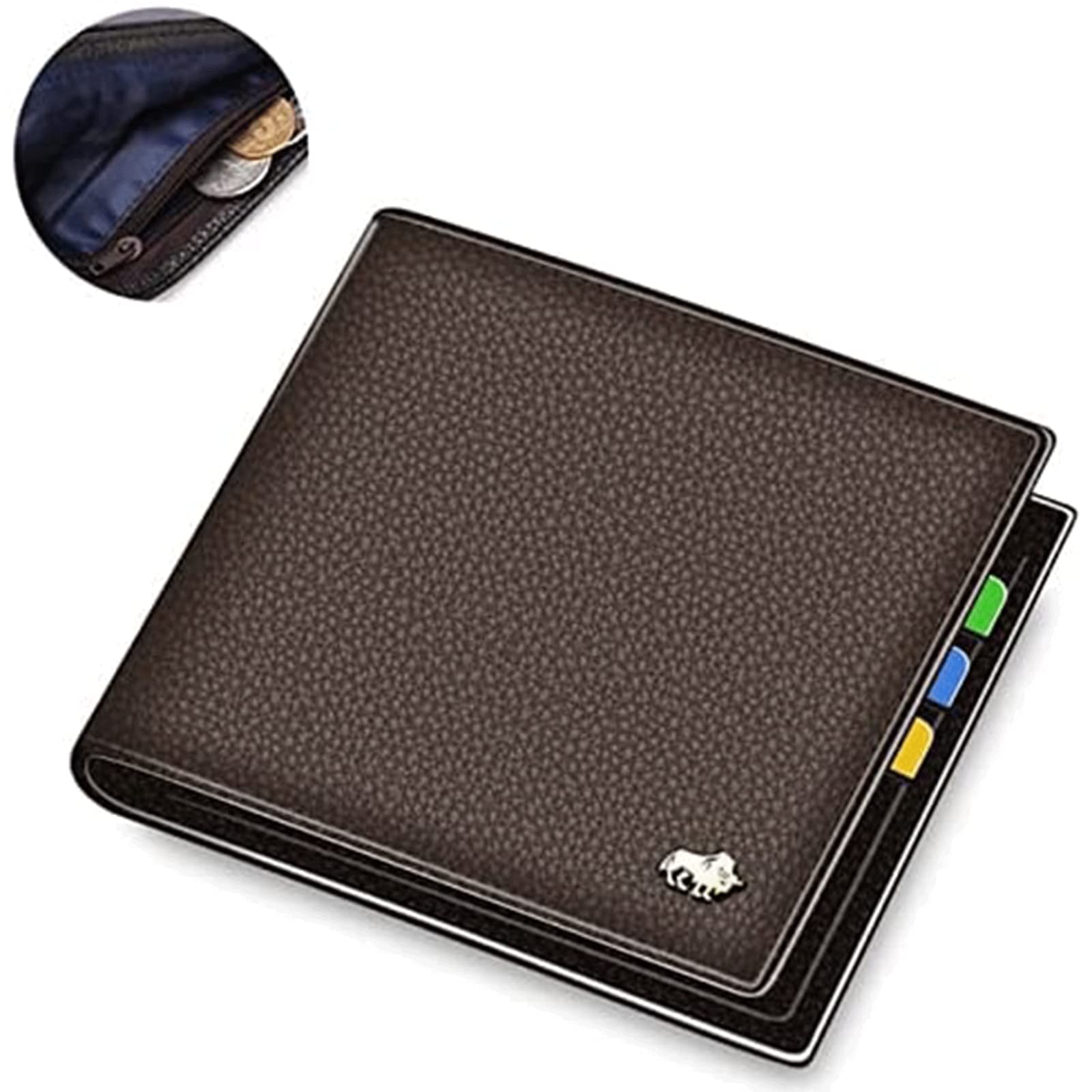 Portefeuille en cuir haut de gamme idée cadeau homme
