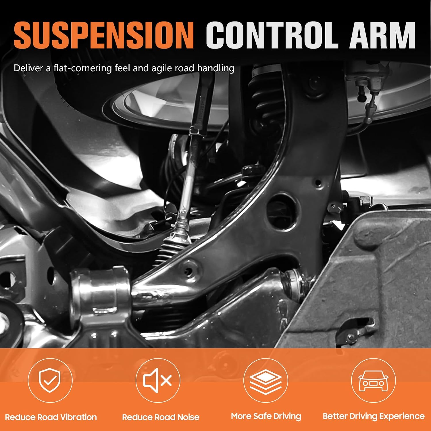 8PCS 4WD Front Upper Control Arms Suspension Kits Ball Joints Fit for Dodge Ram 1500 2002 2003 2004 2005, Driver & Passenger Side