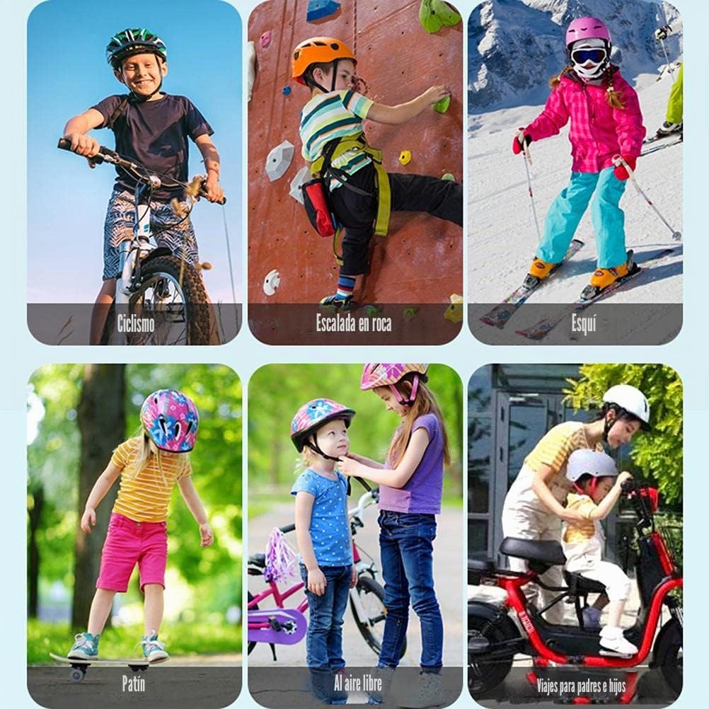 Casco de Ciclismo para Niños, Lindo Casco de Tiburón, Casco de Bicicleta para Niños de 3, 4, 5, 6, 7 y 8 Años, Casco de Patineta, Casco de Scooter