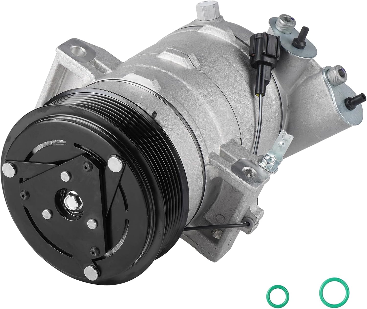Air Conditioner A/C Compressor with Clutch Fits for Nissan NV1500/NV2500 4.0 2012-2021, for NV3500 4.0 2012-2020, for Pathfinder 4.0 2005-2012, Replace CO 10865JC