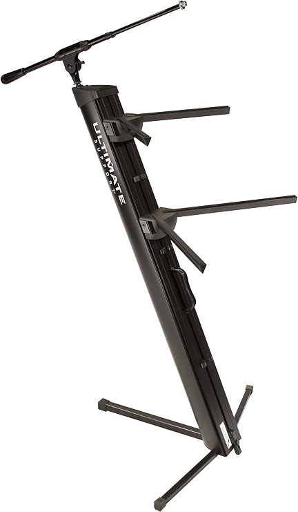 Ultimate Support APEX AX-48 Pro Plus Keyboard Stand w/ Boom Attachment, Ulti-Boom, and Professional Tote
