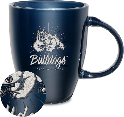 Vista 530 de Rico Industries NCAA - Taza de cerámica con grabado láser, 18 onzas, café y té