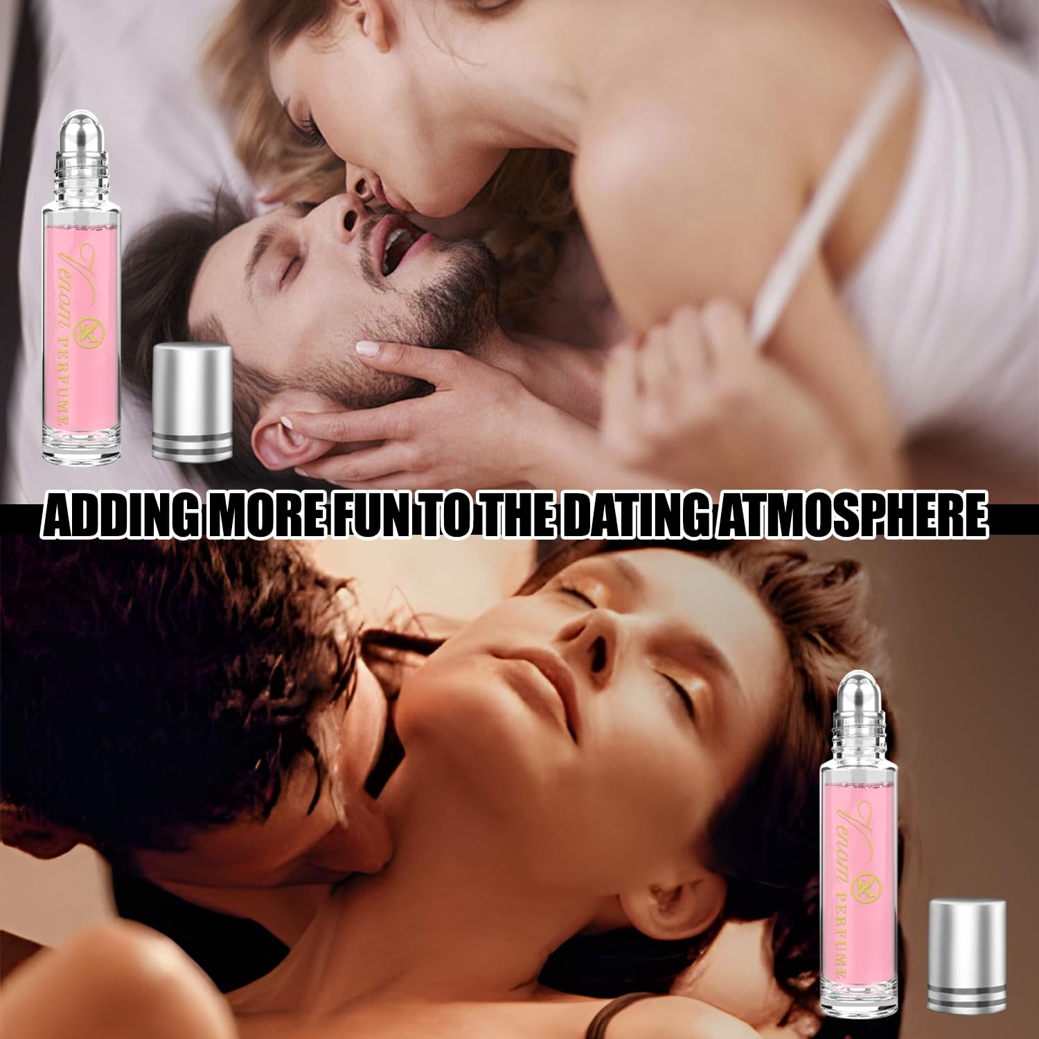 2 Pezzi Profumo Feromoni per Donna, Profumo Donna, Profumo ai Feromoni per Pheromone Perfume Venom, Fragranza Duratura, Bella e Sicura di sé
