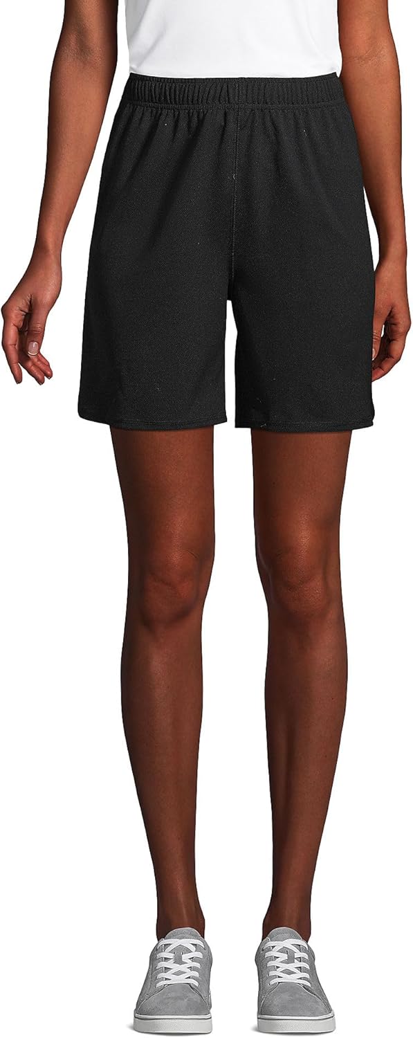 Lands' End School Uniform Women's Mesh Gym Shorts