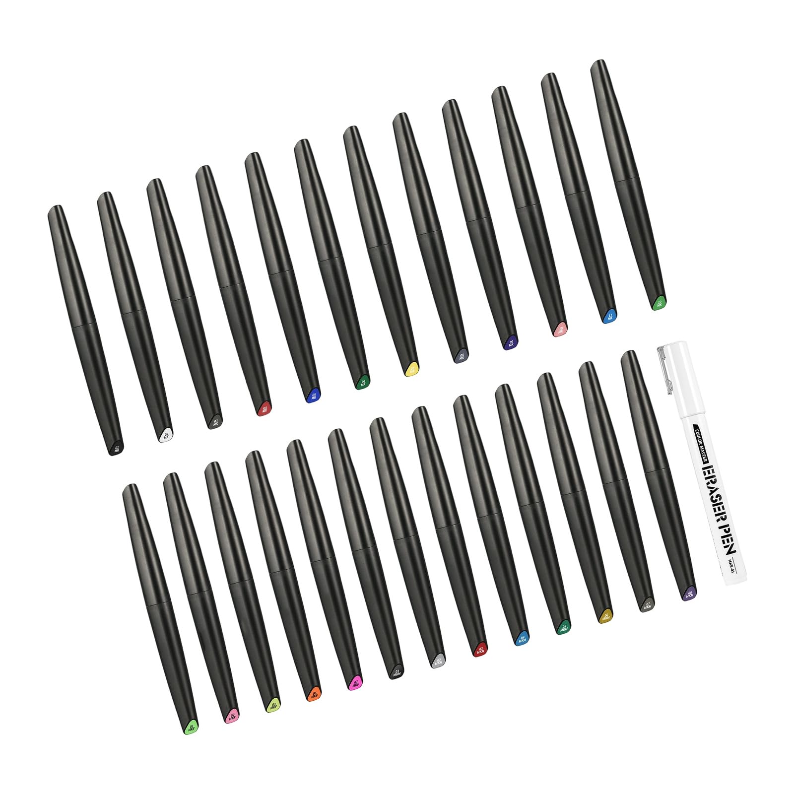 Colección de marcadores de construcción de modelos de 25/26 piezas con tintas borrables Lápices de pintura Perfectos para principiantes y profesionales Marcadores de modelos de fácil uso