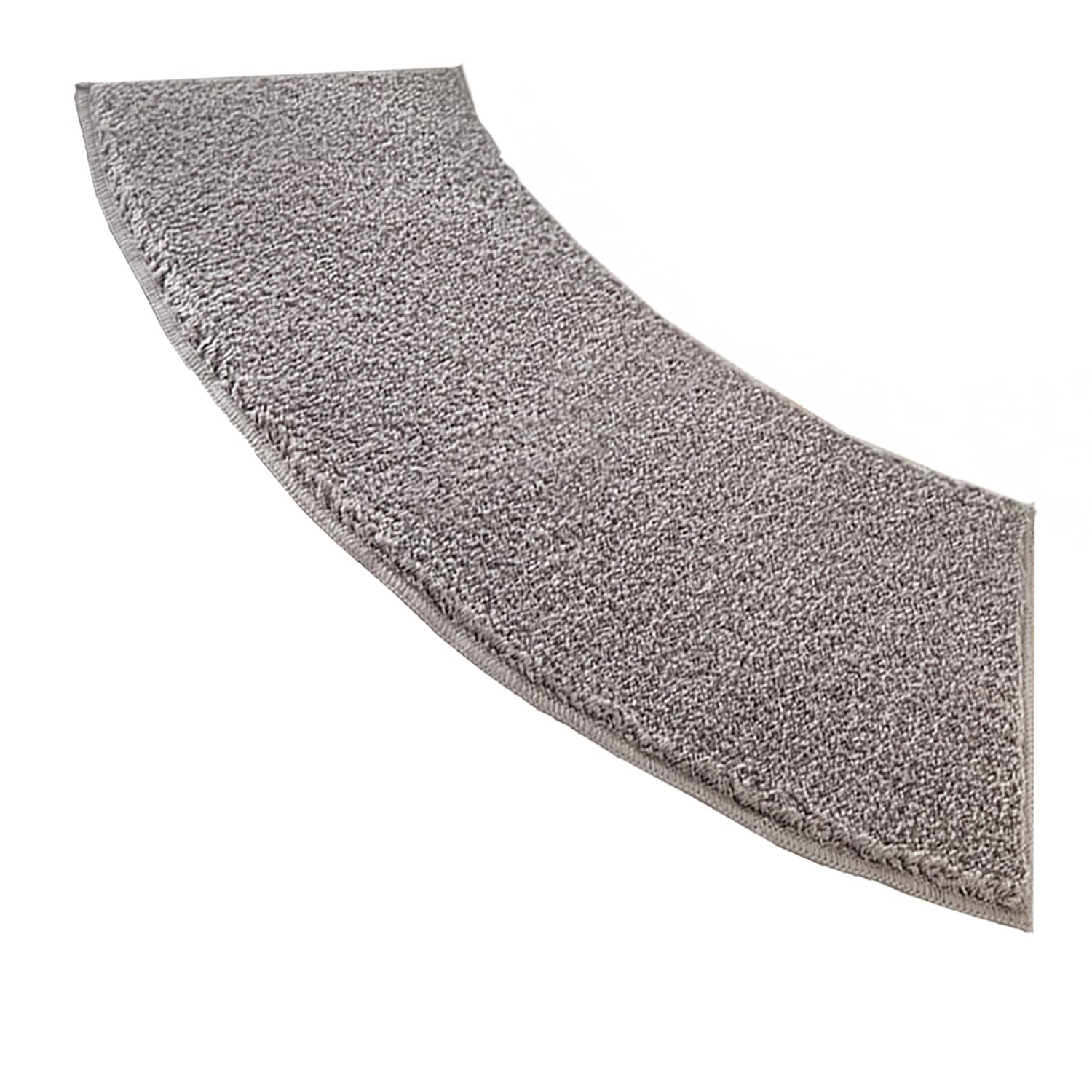 Alfombra de baño curvada de microfibra antideslizante, de secado rápido, absorbente, 40 x 100 cm, suave y elegante, ideal para ducha y baño. Color: g