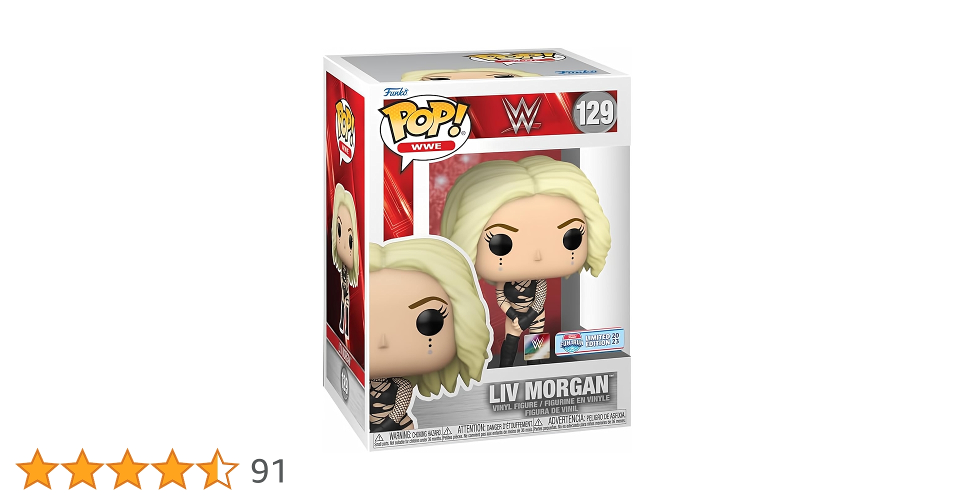 Amazon.co.jp: Funko Pop WWE:リヴ・モーガン(2023年ファン・オン・ザ