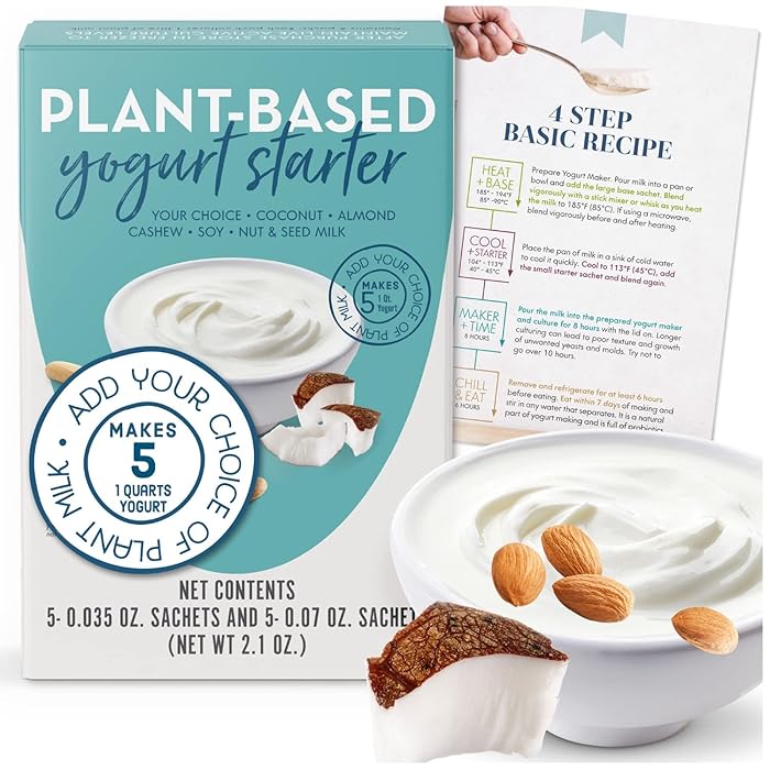 Buy Dairy Free Yogurt Starter Culture 5 Qts NonDairy Yogurt All