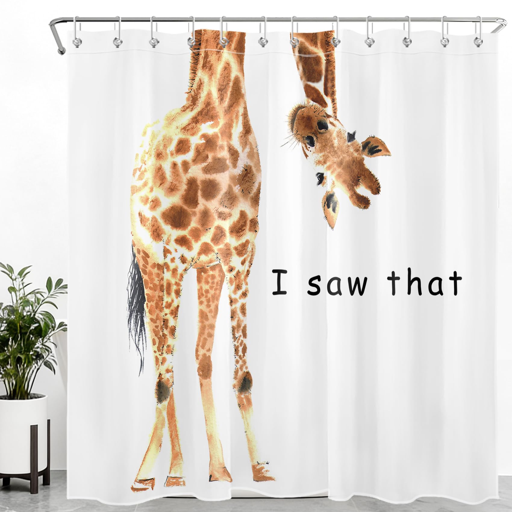 Rideau de douche tissu polyester 183x183cm pour décoration salle de bain