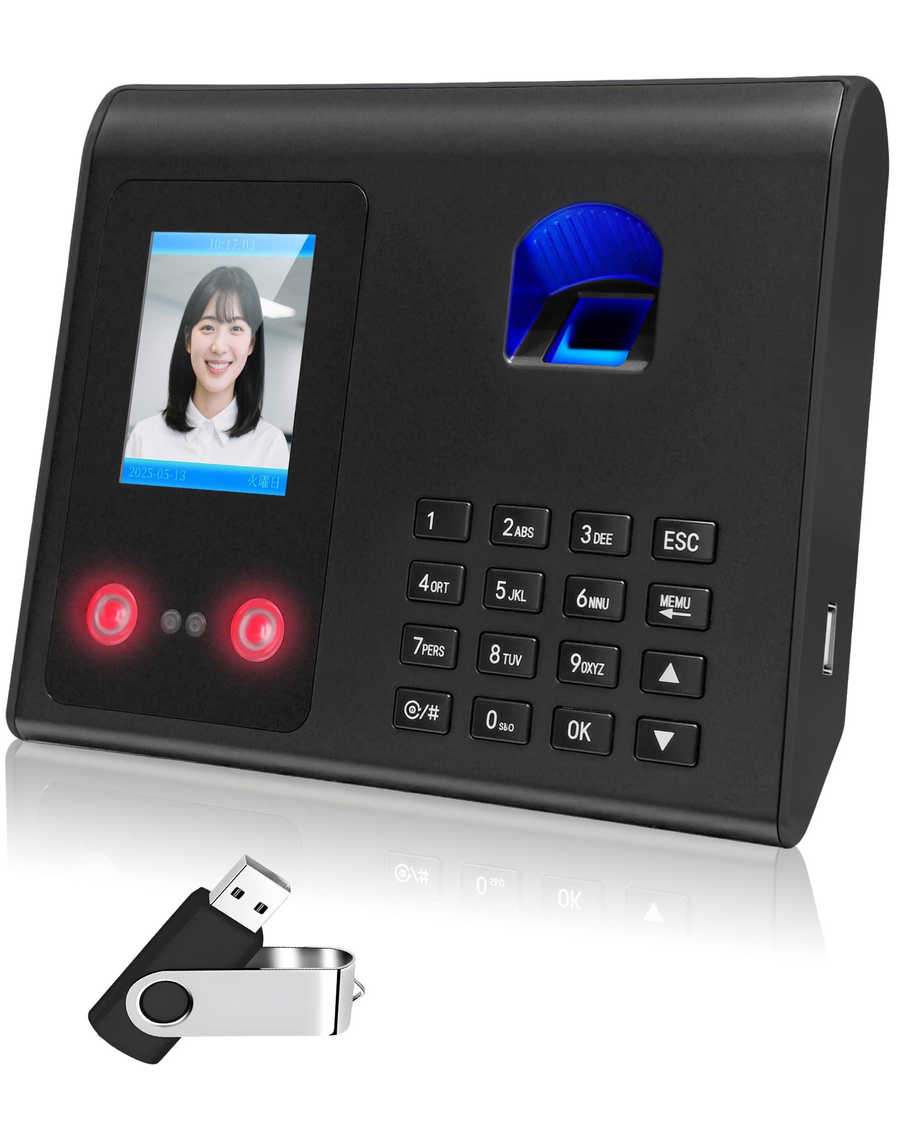 Amazon.co.jp: 【2025年新モデル発売】PHIZTO タイム カード 機械 指紋