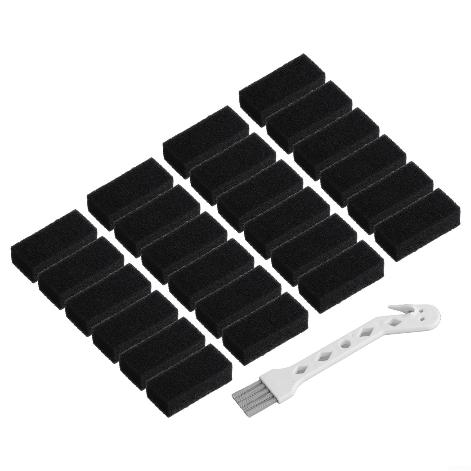 Replacement Filter Pack 2436 for Shark EX201 Upright Carpet Cleaners EX150 EX200 EX300 Reusable Washable Sponges with Cleaning Brush for Maintenance (24 PACK)