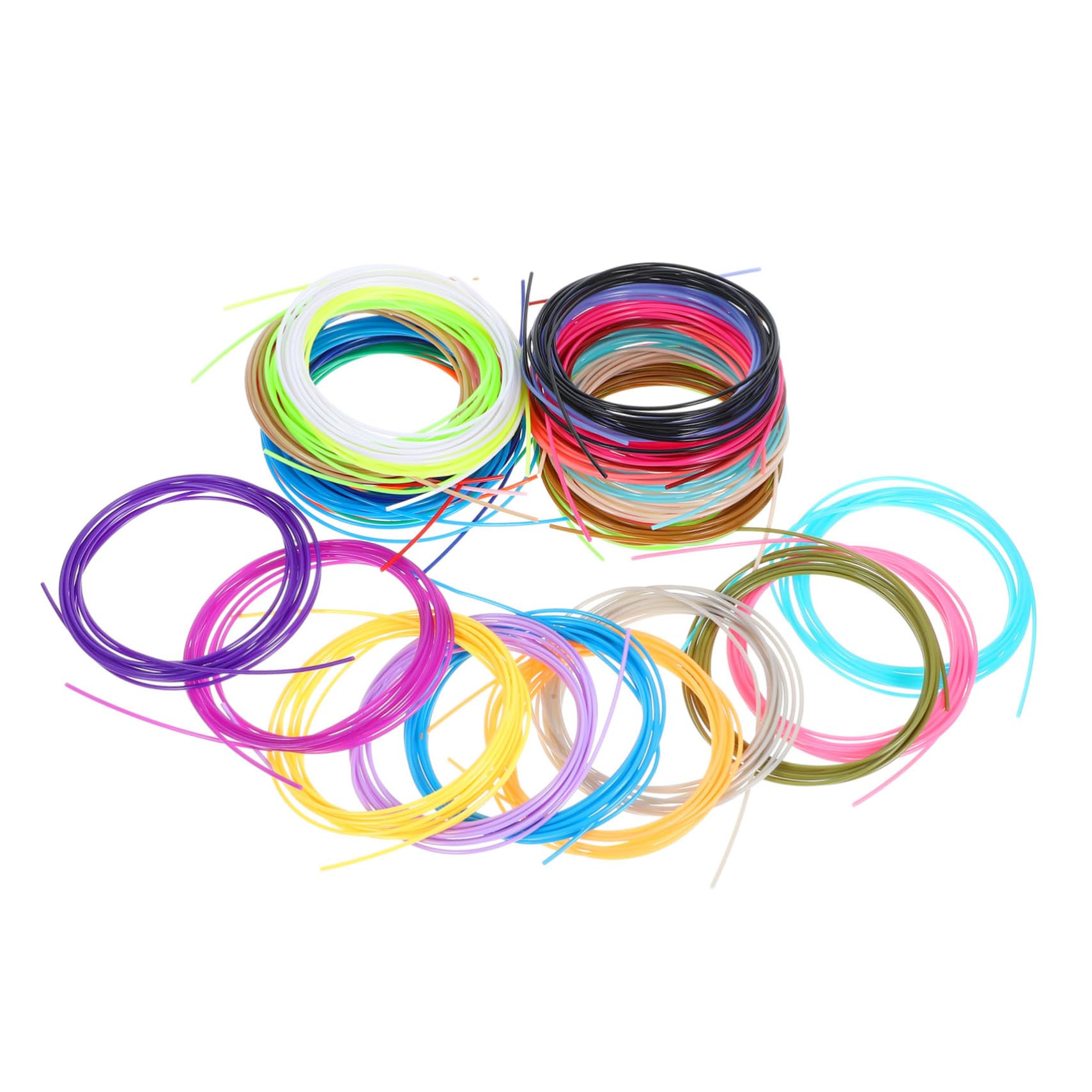PartyKindom 150rouleaux Filament Recharges Pour Stylo Couleurs Par Couleur Matériau