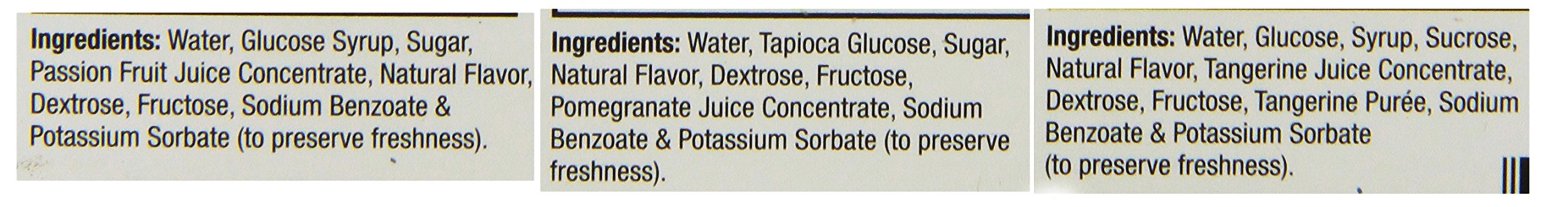 Amoretti Premium Martini Cocktail Mix Exotic Minis, Tangerine, Pomegranate and Passion Fruit, 3 Count
