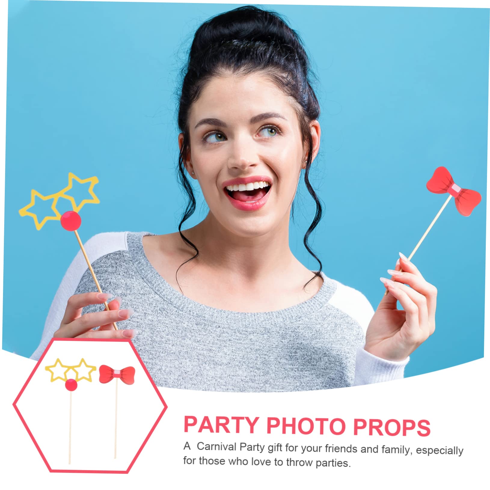 Amosfun 5 Set Oggetti Di Scena Decorativi Per Foto Carrello Delle Caramelle Premi Carnevaleschi Accessori Per Feste Bomboniere Di Carnevale Accessorio Per Feste Di Carnevale 30 Pezzi * 5