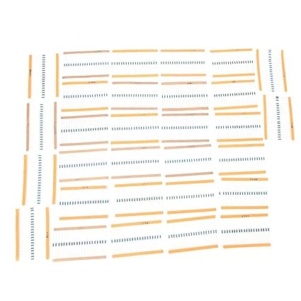 Muskan Enterprises -ME ME- Resistor, Stable Easy to Use Electronic Component for Circuits for Breadboards for General-Purpose Boards for |