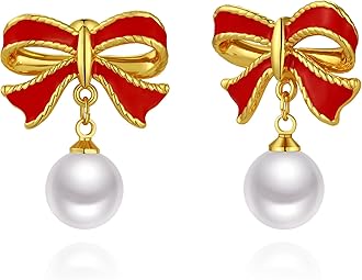 14K Gold/Silver Hoop/Dangle Earrings Dainty Hypoallergenic Jewelry, Trendy Lightweight Accessories for Women Valentines Mother's Day Birthday Thanksgiving Day Gifts