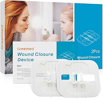 - Emergency Wound Closure Strips Zip Stitch Sutures Kit, 2 Pcs Zipstitch Butterfly Bandages Laceration Closure Kit, Quick Clot Wound Closure Device for Wound Care