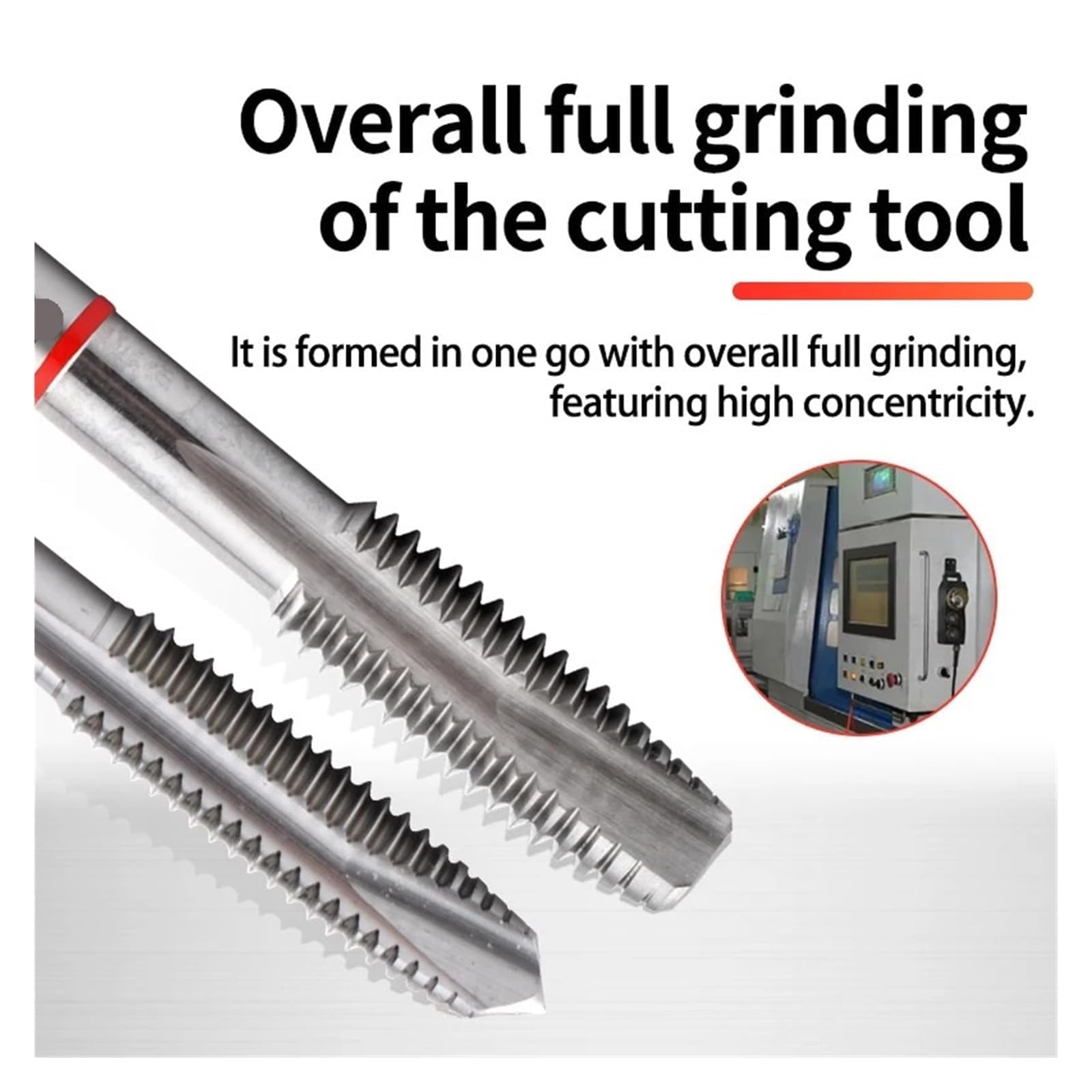 Grifo de rosca de tubo, grifos de rosca en espiral para UNC y UNF, opciones de metal duraderas para tuberías y grifos, múltiple, perfecto para aplicaciones de fontanería