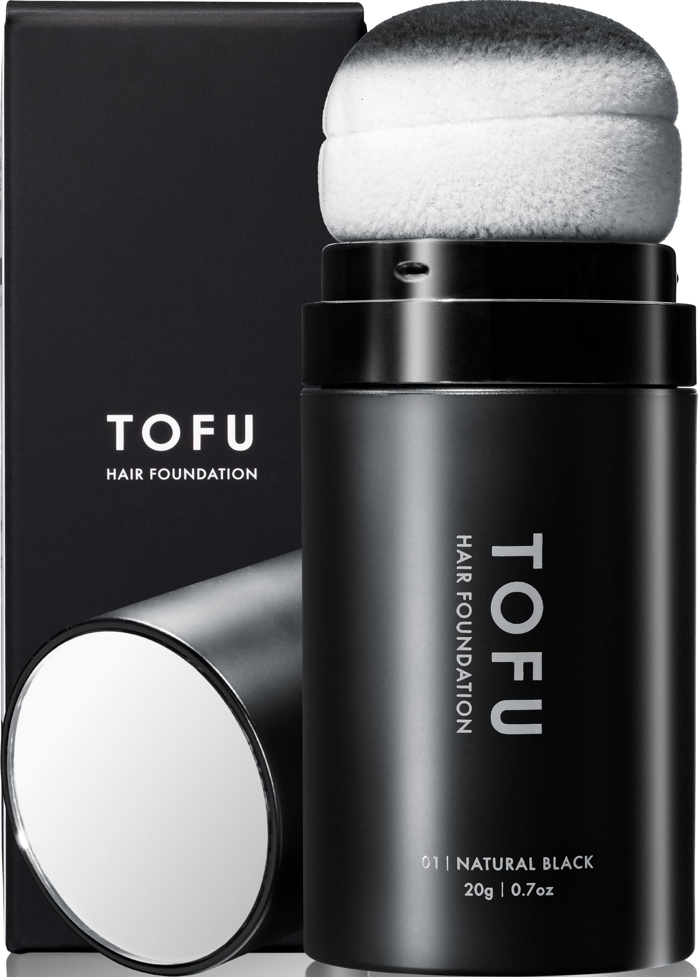 TOFU ヘアファンデーション 白髪隠し 薄毛隠し パウダー 男女兼用 TOFU ヘアファンデーション 薄毛隠し 白髪隠し パウダー