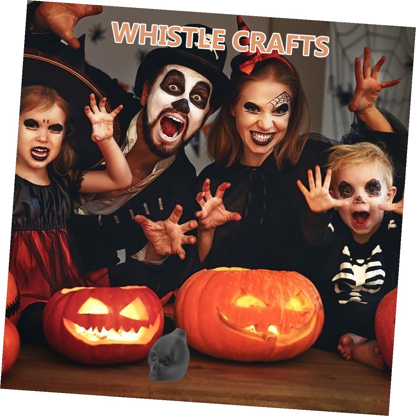 BESPORTBLE Todespfeife Totenkopfpfeife Halloweenpfeife Totenpfeife Geisterkommunikation elektrische Zahnbürste Kostüm Abs schreiende Pfeifenstütze Party- -Pfeife Keramik Black