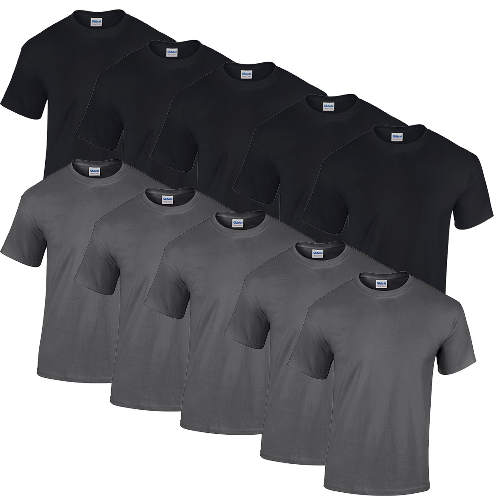 GILDAN Herren T-Shirt Adult Heavy Cotton 5000, Einfarbig