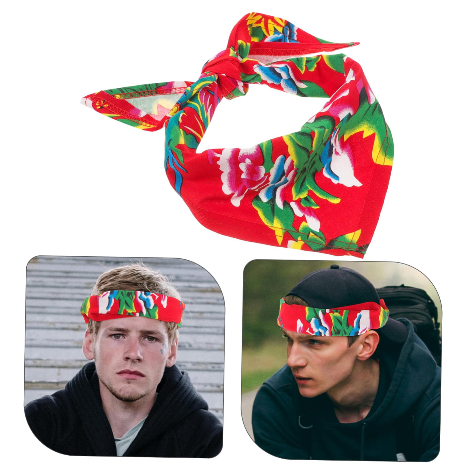 2 Pezzi Foulard Da Ciclismo All'Aperto Bandana Per Il Ciclismo Ragazze Bandana Di Stoffa Trendy Ornamento Della Bandana Per Gli Uomini Bandana Per Le Donne Testa Bandana