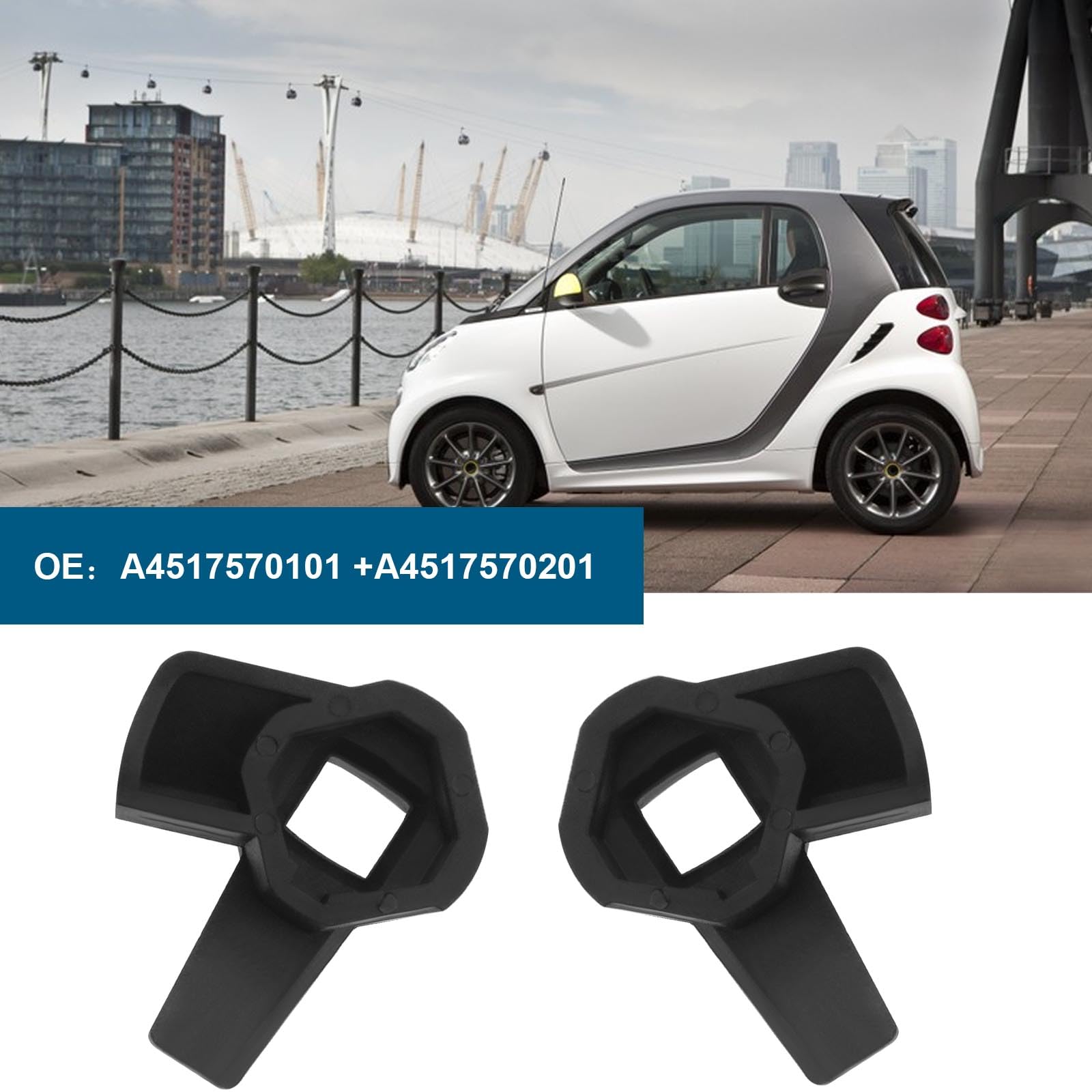 Mécanisme De Verrouillage Capot Avant Gauche/Droite – Compatible Smart Fortwo 2007-2015 A4517570101 / A4517570201