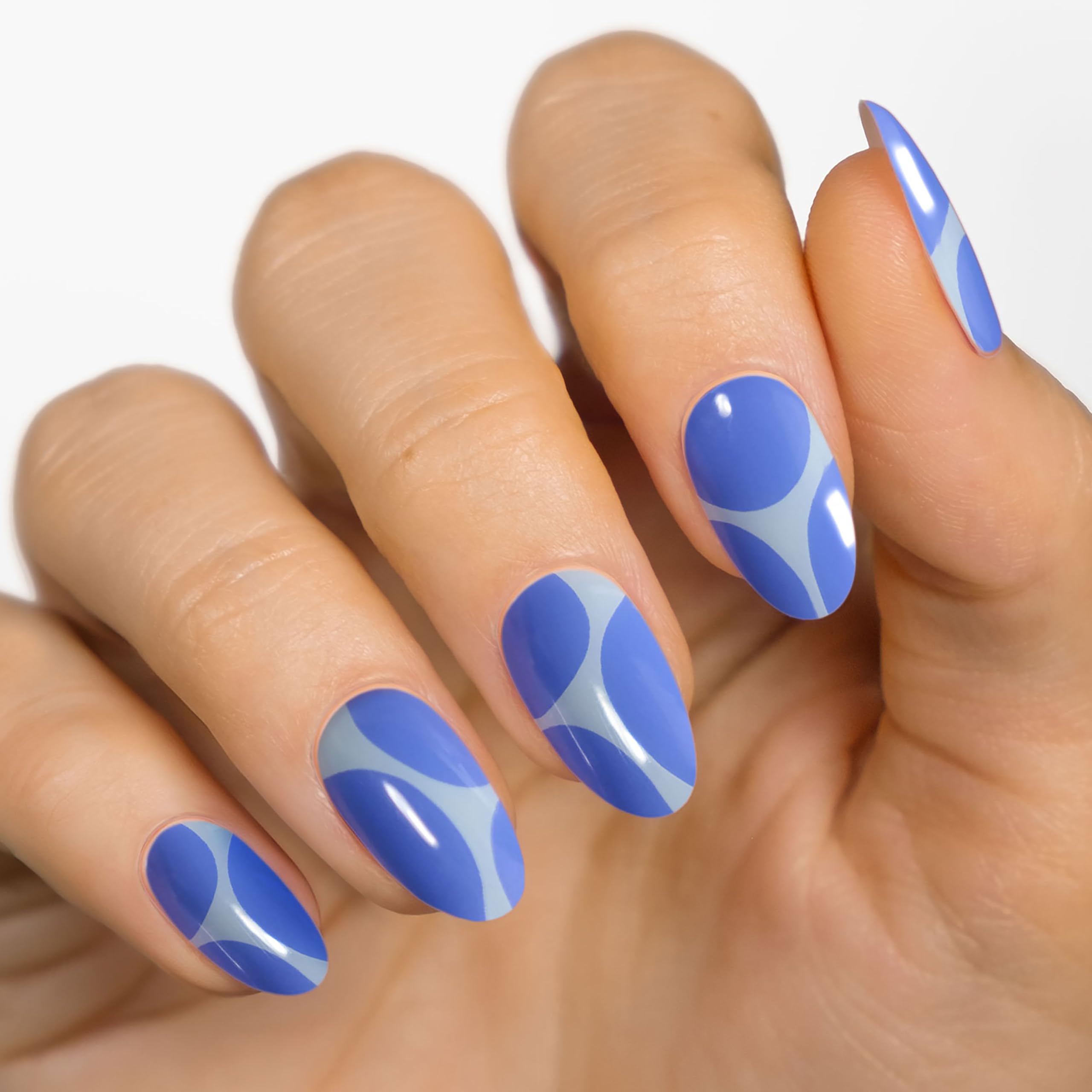 MOYOU LONDON Semi Cured Gel Nail Strips, 20 Pcs. Waterproof Gel Nail Wraps, Cures in Sunlight or UV/LED Lamp - Image 2
