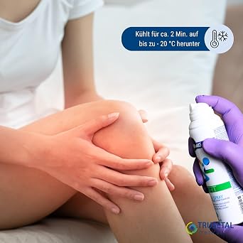 Eisspray zur Kühlung und Vereisung bei Prellungen Kältespray bei Sportverletzungen Kühlspray - GHIACCIO SPRAY 200 ml - MASTER AID