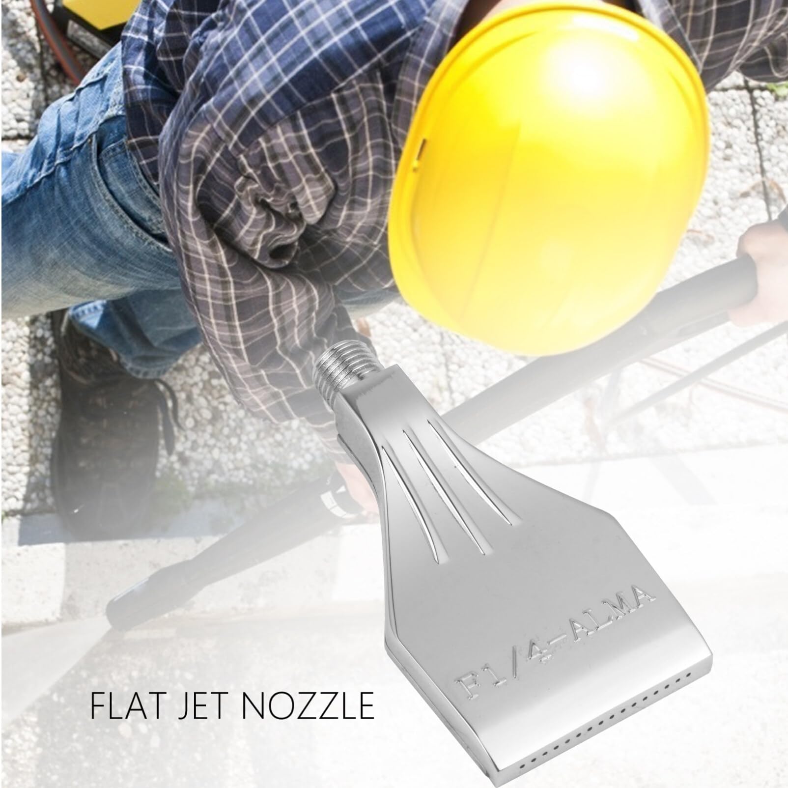 Scicalife Buse à Jet Plat de Soufflage D'air en Alliage D'aluminium pour Le Refroidissement par Vent Soufflé