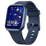 Kids Smart Watch for Girls,IP68 Waterproof Kids Fitness Tracker Watch with 1.5 Inch DIY Face,Heart Rate Sleep Monitor,19 Sport Modes,Calories Counter,Alarm Clock,Great Gifts for Children 6+ (Blue)